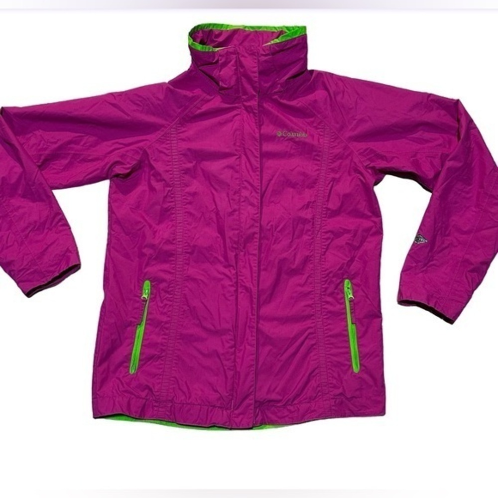 Youth Columbia Bugaboo Activewear Pink Jacket Coat Full Zip‎ Size 18/20